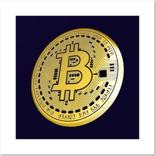 Bitcoin Digital Crypto Currency Posters and Art